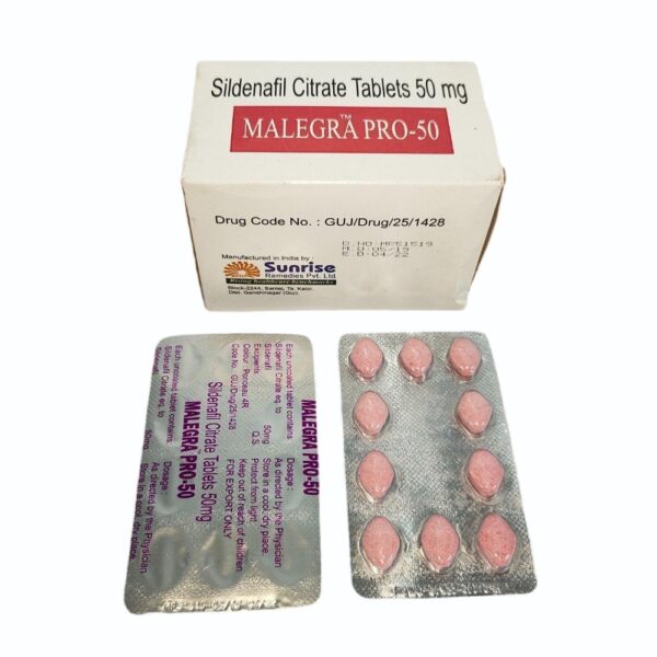 Malegra Pro 50mg Tablets
